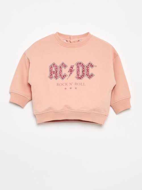 Sweatshirt van fleecestof 'AC/DC' - Kiabi