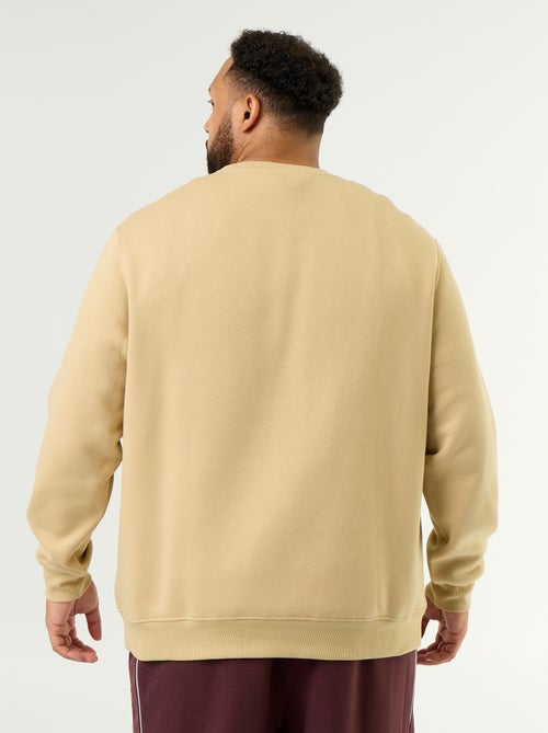 Sweatshirt van molton met opschrift - Kiabi