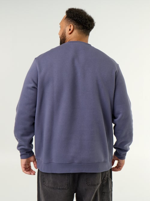 Sweatshirt van molton met opschrift - Kiabi
