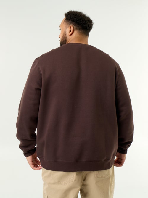 Sweatshirt van molton met opschrift - Kiabi