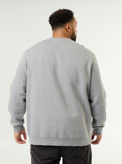 Sweatshirt van molton met opschrift - Kiabi