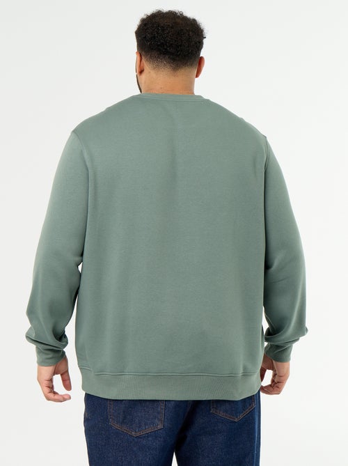 Sweatshirt van molton met opschrift - Kiabi