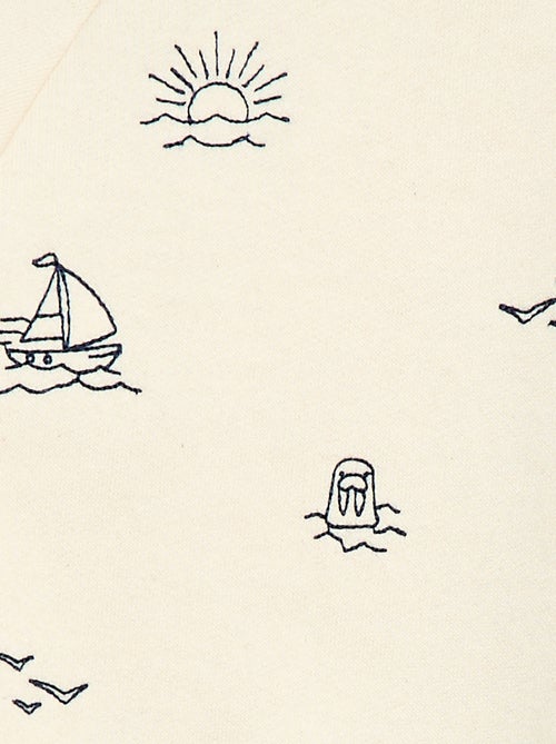 Sweatshirt van molton met raglanmouwen - Kiabi