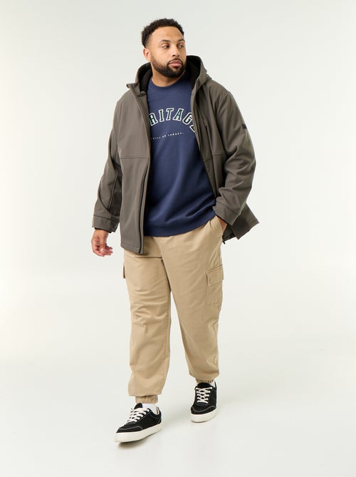 Sweatshirt van ongeruwde molton met opdruk - Kiabi Sweatshirt van ongeruwde molton met opdruk - Kiabi