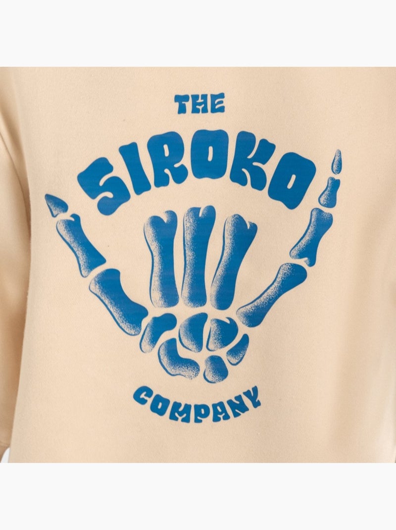 Sweatshirt voor jongens Beige - Kiabi