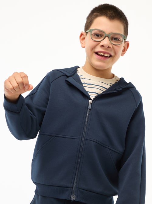 Sweatvest met capuchon - gemakkelijk aan te trekken collectie - Kiabi