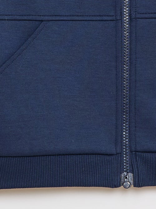 Sweatvest met capuchon - gemakkelijk aan te trekken collectie - Kiabi