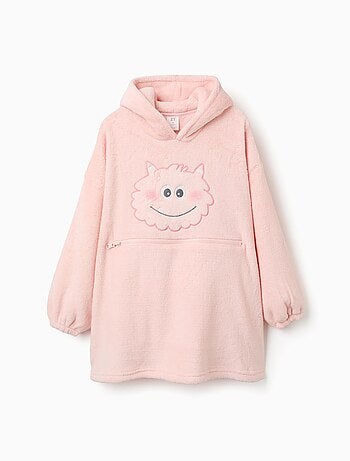 Sweatvest met capuchon van coral fleece 'monsters van emoties'