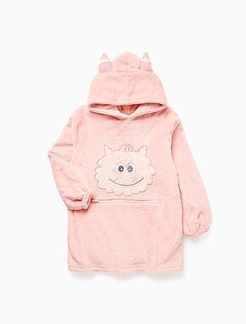 Sweatvest met capuchon van coral fleece 'monsters van emoties'