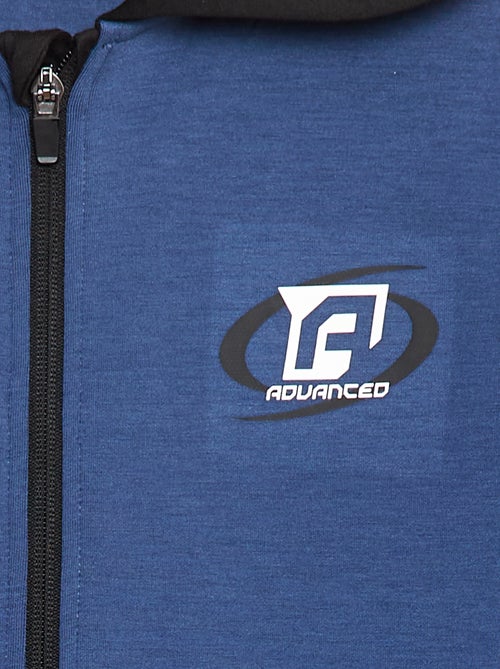 Sweatvest met rits en capuchon - Kiabi