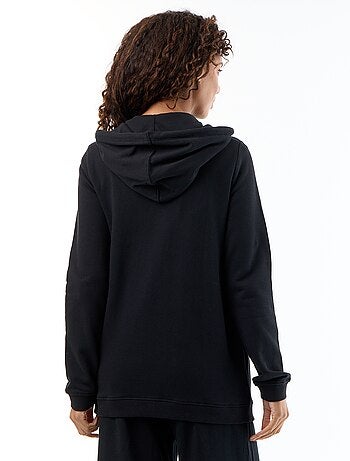 Sweatvest met rits en capuchon voor borstvoeding