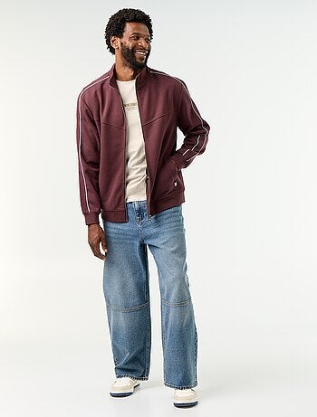 Sweatvest van molton