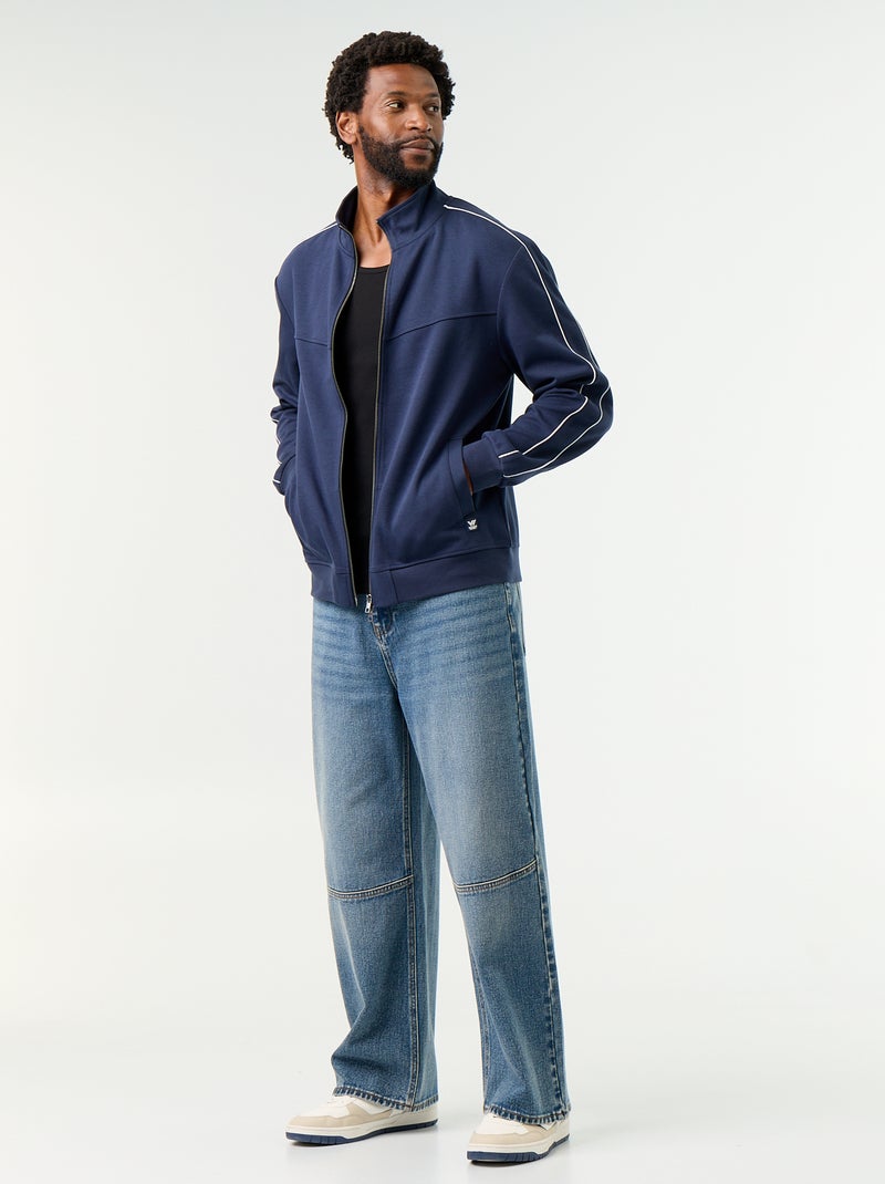 Sweatvest van molton Zwart - Kiabi