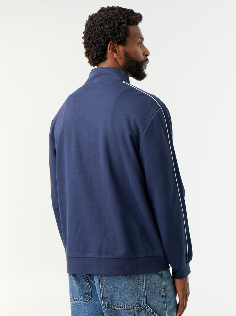 Sweatvest van molton Zwart - Kiabi