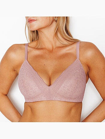 Sweet push-up beha zonder beugel kant poeder