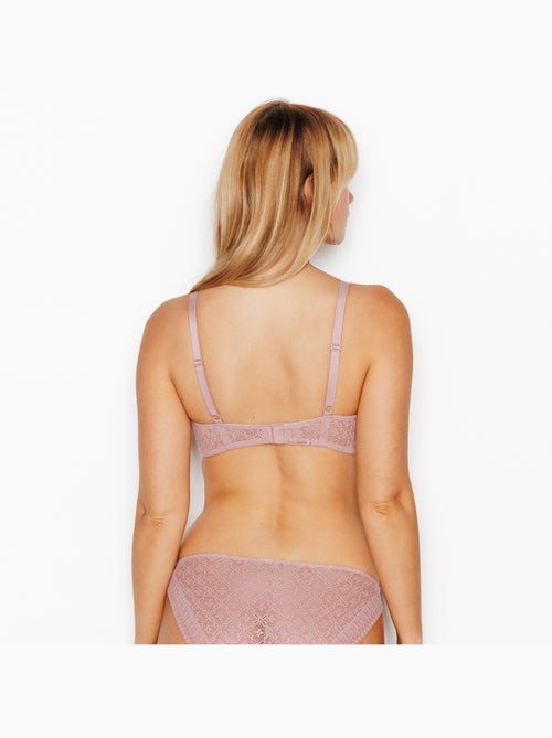 Sweet push-up beha zonder beugel kant poeder - Kiabi