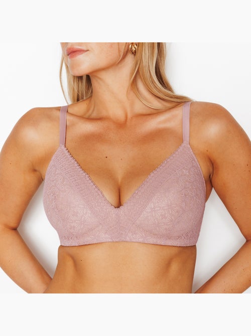 Sweet push-up beha zonder beugel kant poeder - Kiabi