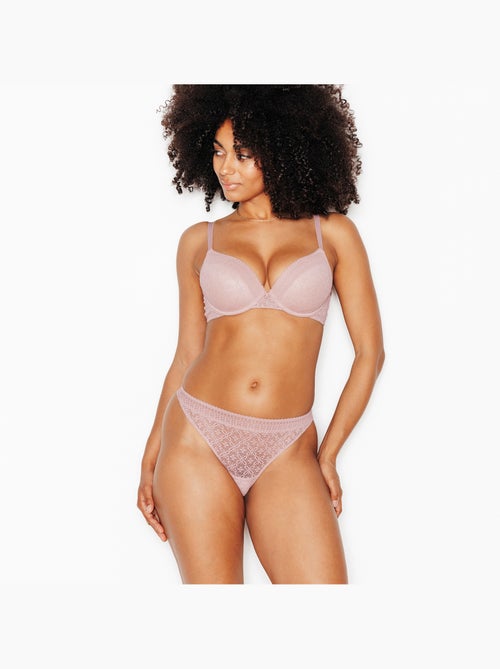 Sweet string kant marineblauw - Kiabi
