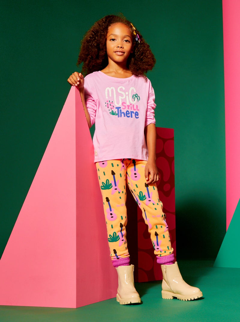 T-shirt - Grafik Edition Rose - Kiabi