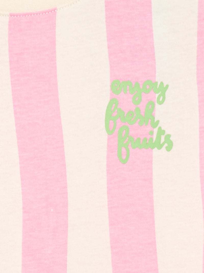 T-shirt - Grafik Edition Rose - Kiabi