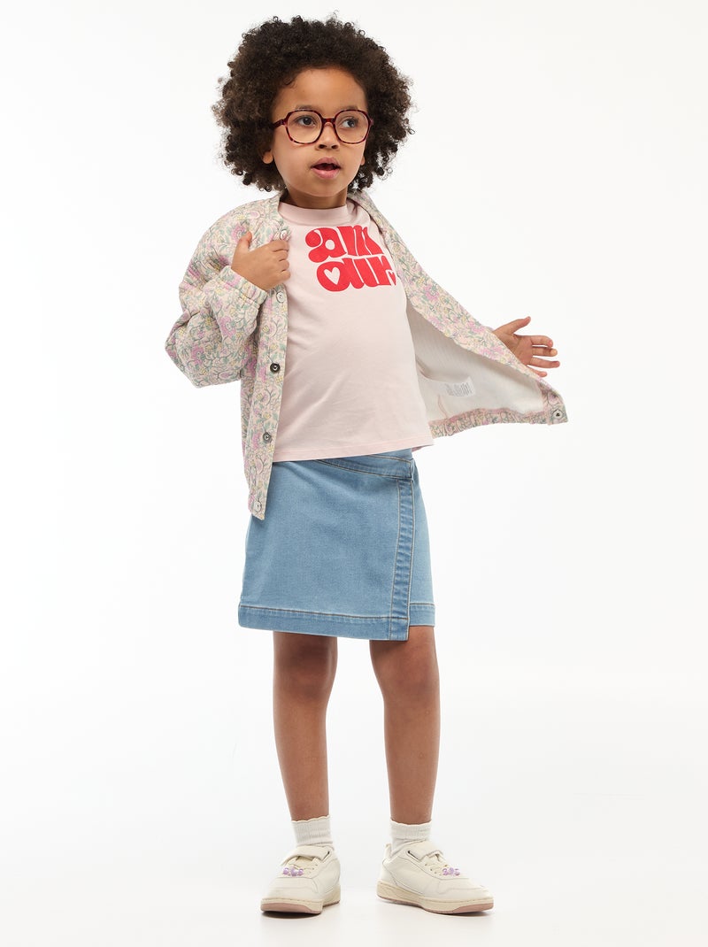T-shirt - Makkelijk aan te trekken collectie Rose - Kiabi
