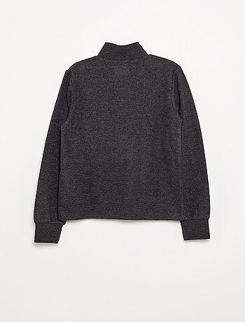 T-shirt à col montant