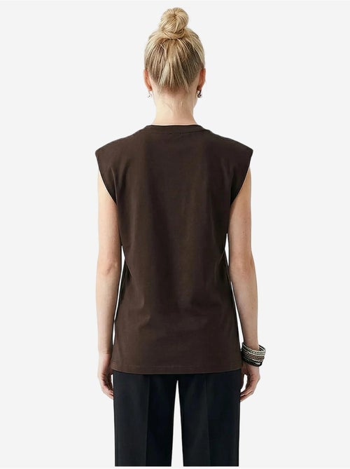 T-shirt à col rond découpé lucci - Kiabi
