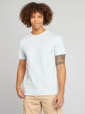 T-shirt à col rond en coton - Tough Cotton™ BLEU - Kiabi