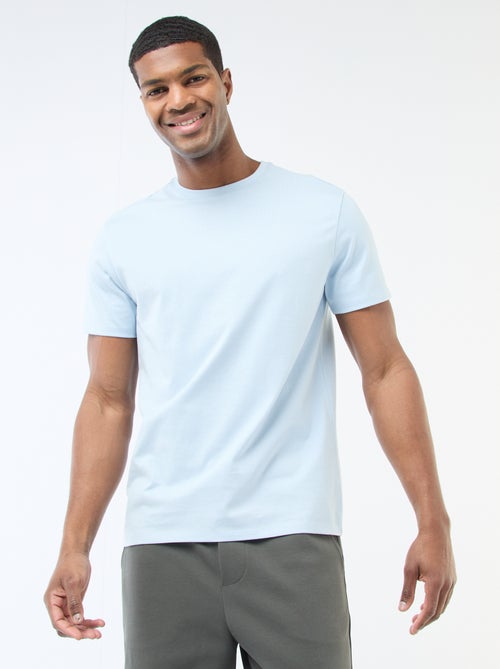 T-shirt à col rond en coton - Tough Cotton™ - Kiabi