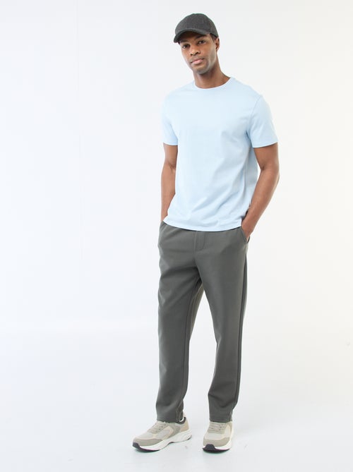 T-shirt à col rond en coton - Tough Cotton™ - Kiabi