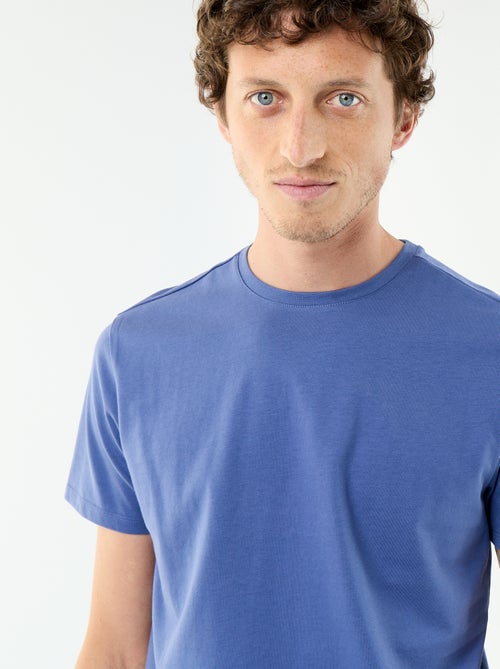 T-shirt à col rond en coton - Tough Cotton™ - Kiabi