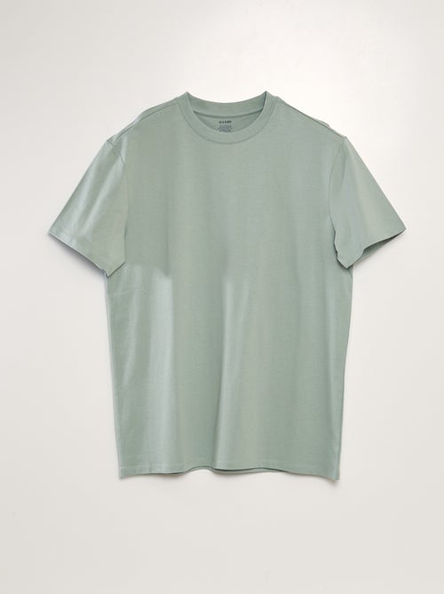 T-shirt à col rond en coton - Tough Cotton™ - Kiabi