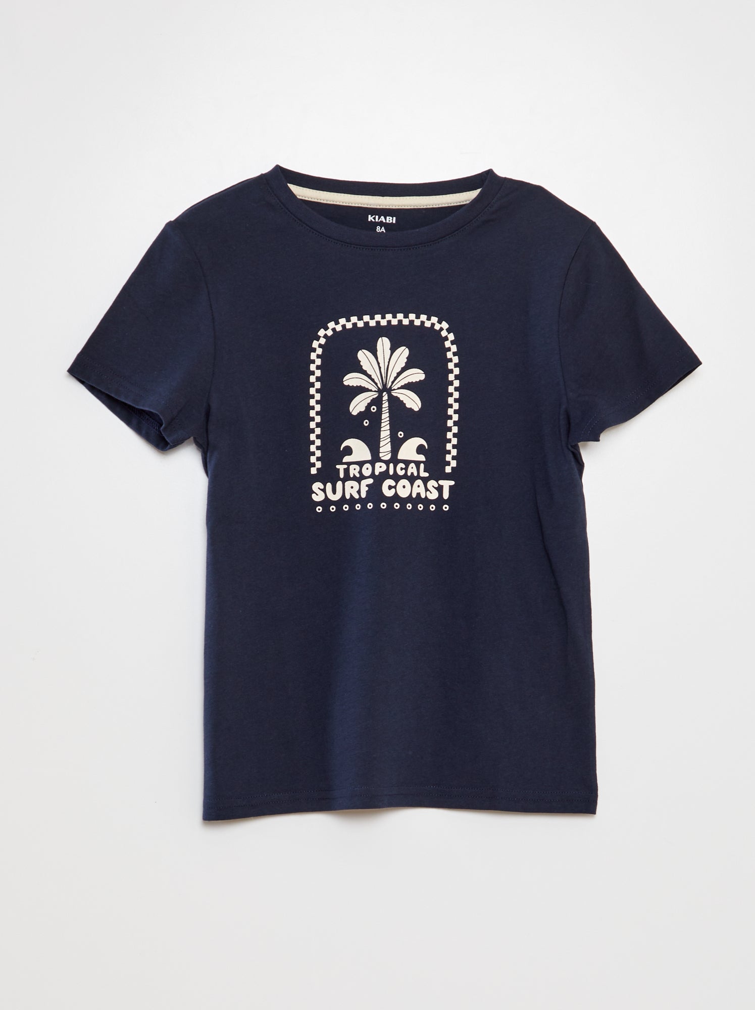 T-shirt Homme Tokyo Laundry 'Leon' - Coupe Droite, Jersey Coton Mélangé, Col Rond - Logo Brodé - 14