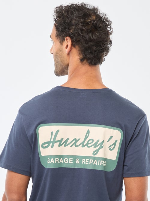 T-shirt à col rond et manches courtes imprimé - Kiabi