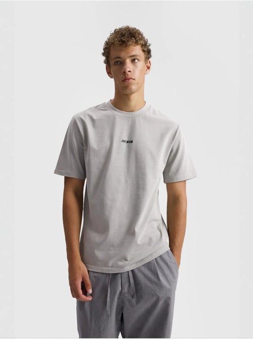 T-shirt à col rond imprimé logo coupe décontractée giesto - Kiabi T-shirt à col rond imprimé logo coupe décontractée giesto - Kiabi