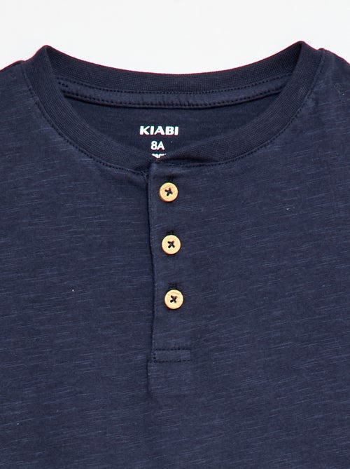 T-shirt à col tunisien - Kiabi