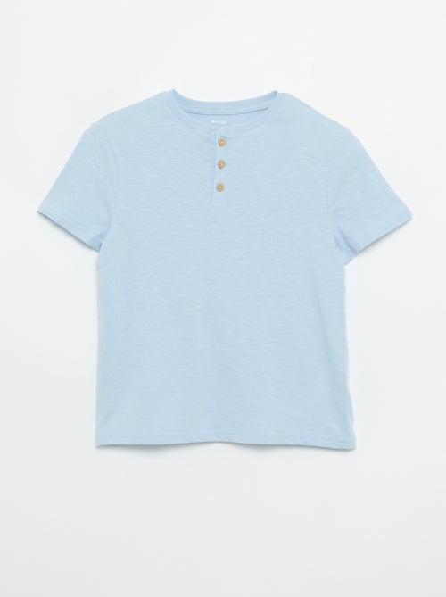 T-shirt à col tunisien - Kiabi