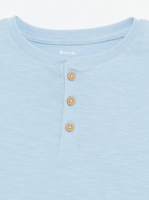 T-shirt à col tunisien - Kiabi