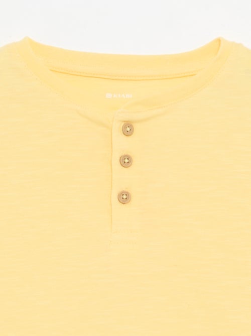T-shirt à col tunisien - Kiabi
