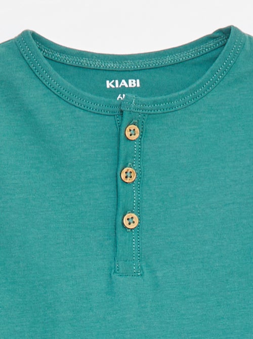 T-shirt à col tunisien - Kiabi