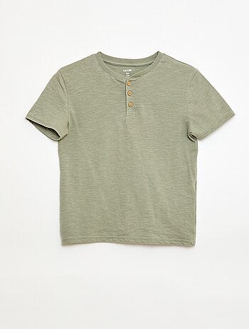T-shirt à col tunisien