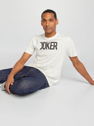 T-shirt à imprimé 'Joker'