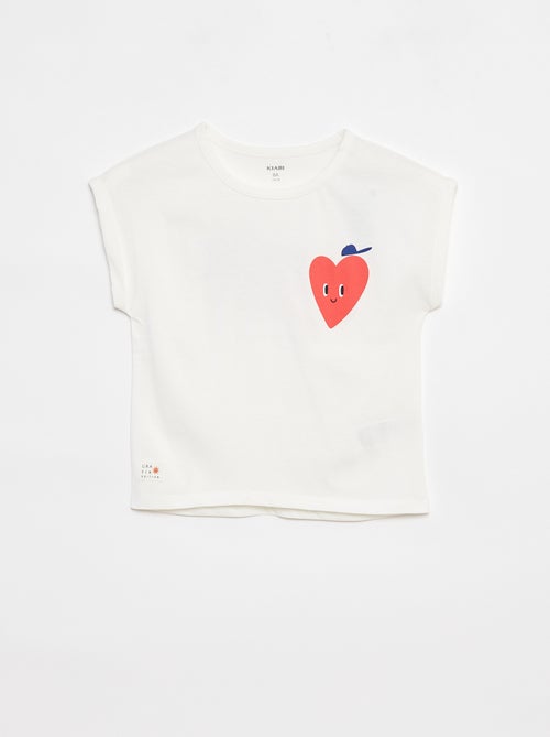 T-shirt à manches courtes - Grafik Edition - Kiabi