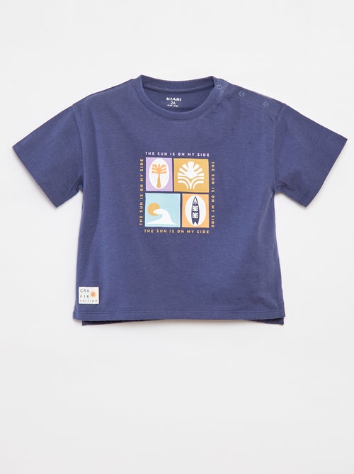 T-shirt à manches courtes - Grafik Edition - Kiabi