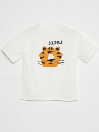 T-shirt à manches courtes avec animation