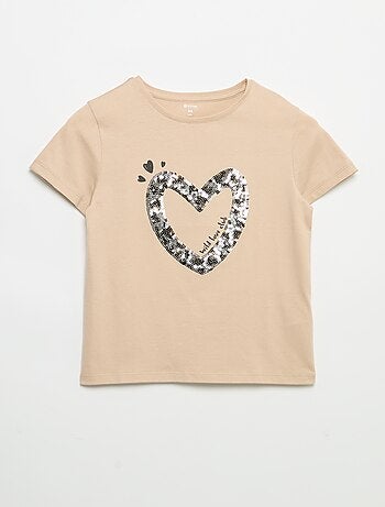 T-shirt à manches courtes avec animation