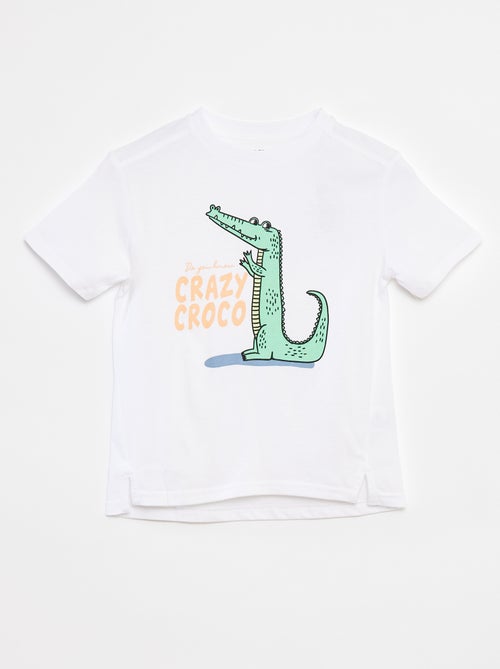 T-shirt à manches courtes avec animation - Kiabi