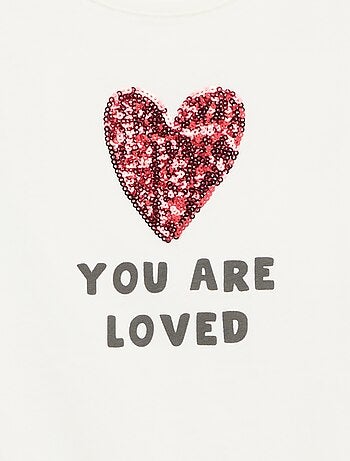 T-shirt à manches courtes avec animation