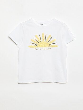 T-shirt à manches courtes avec animation