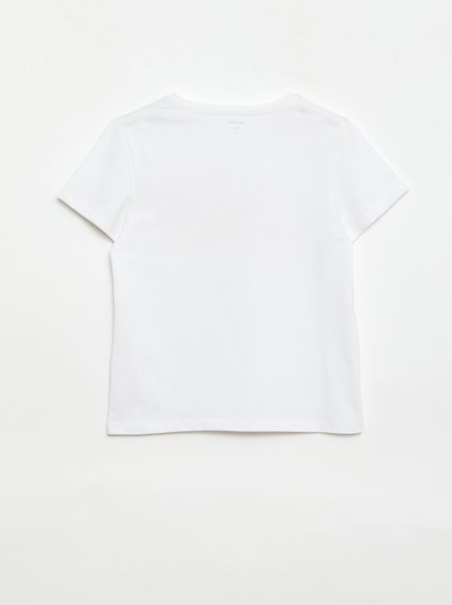 T-shirt à manches courtes avec animation - Kiabi